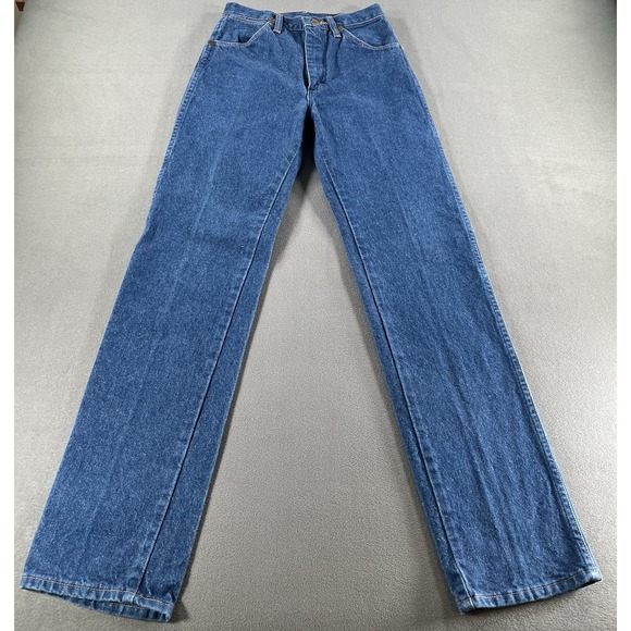 Wrangler Denim - Vintage Wrangler USA Made Jeans Women Jrs. Size 1 x 32 High Rise Straight Leg